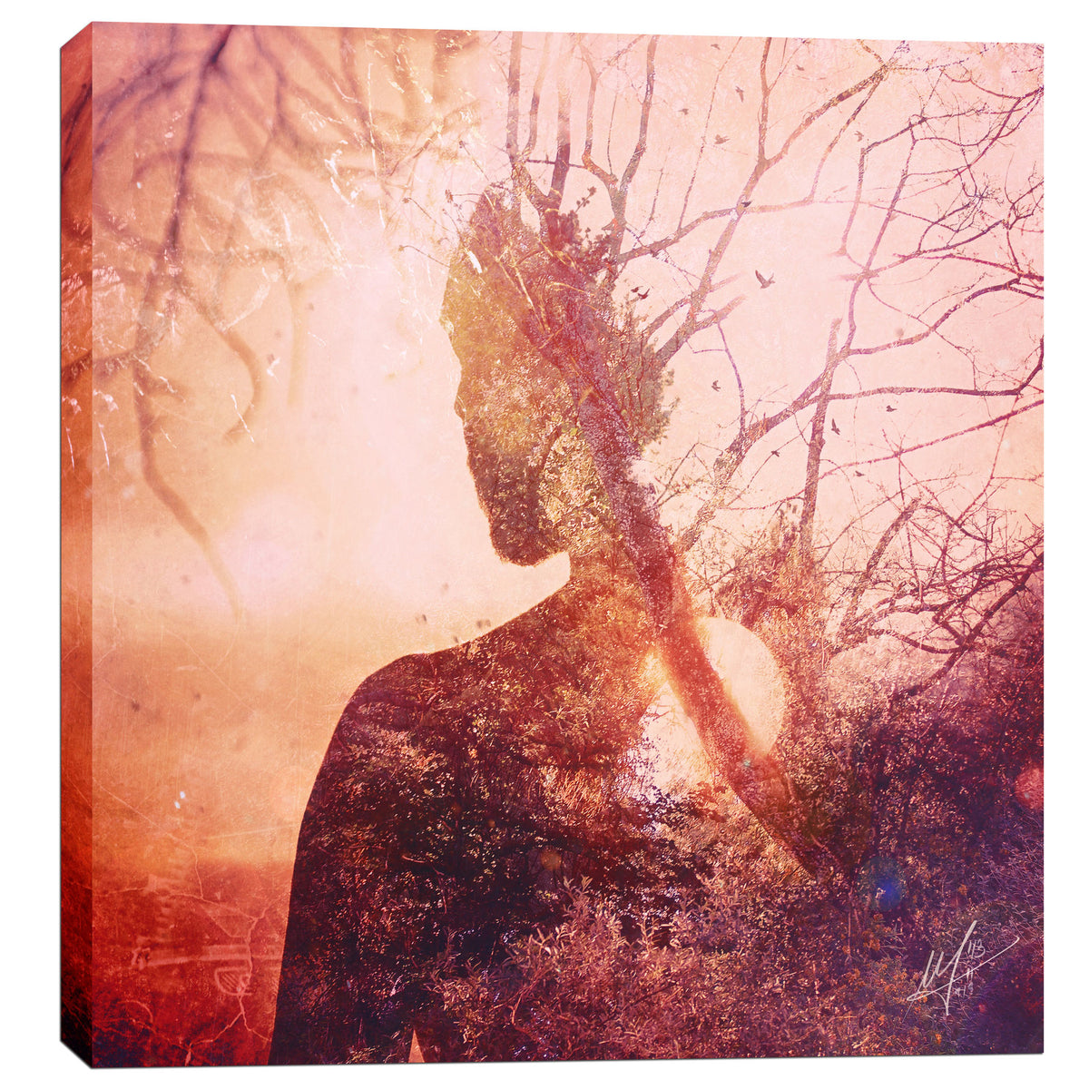 Quadro Su Tela Cortesi Home - 'Deep' Di Mario Sanchez Nevado, Stampa Giclée, 45,7 X 66 Cm - 3