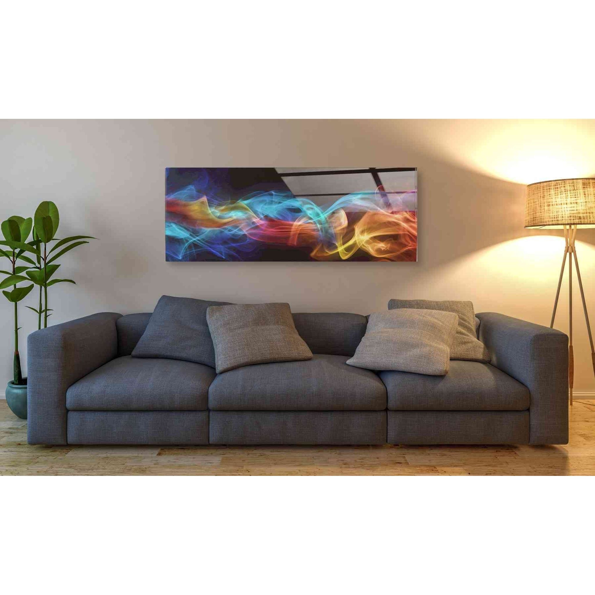 'Smokey Haze' Acrylic Wall Art, 16" x 48"