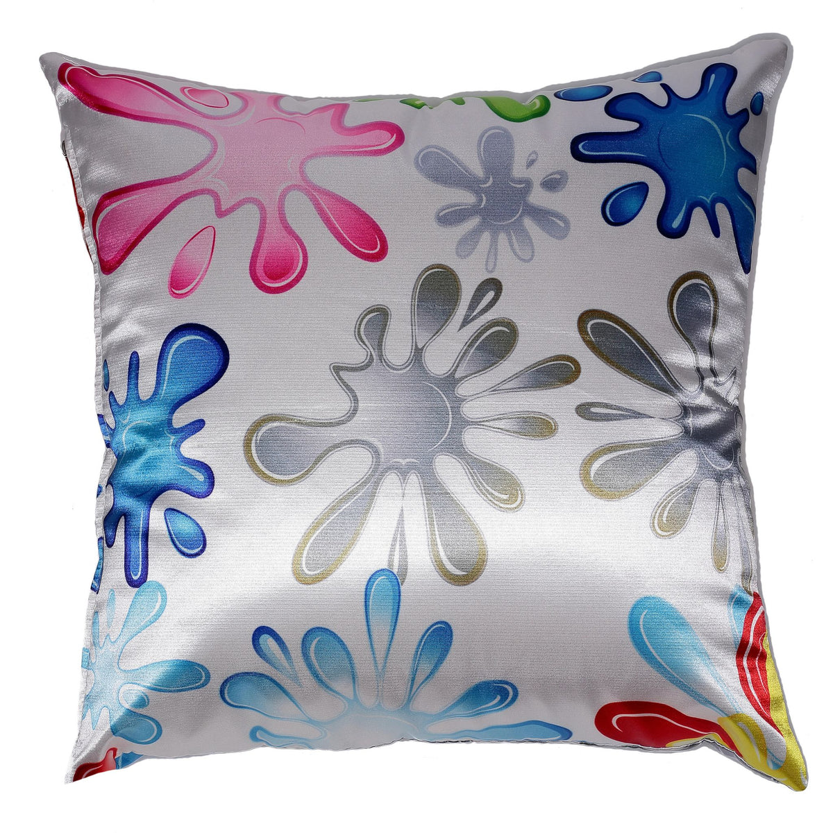 Decorative Square Accent Pillow, Fun Splat