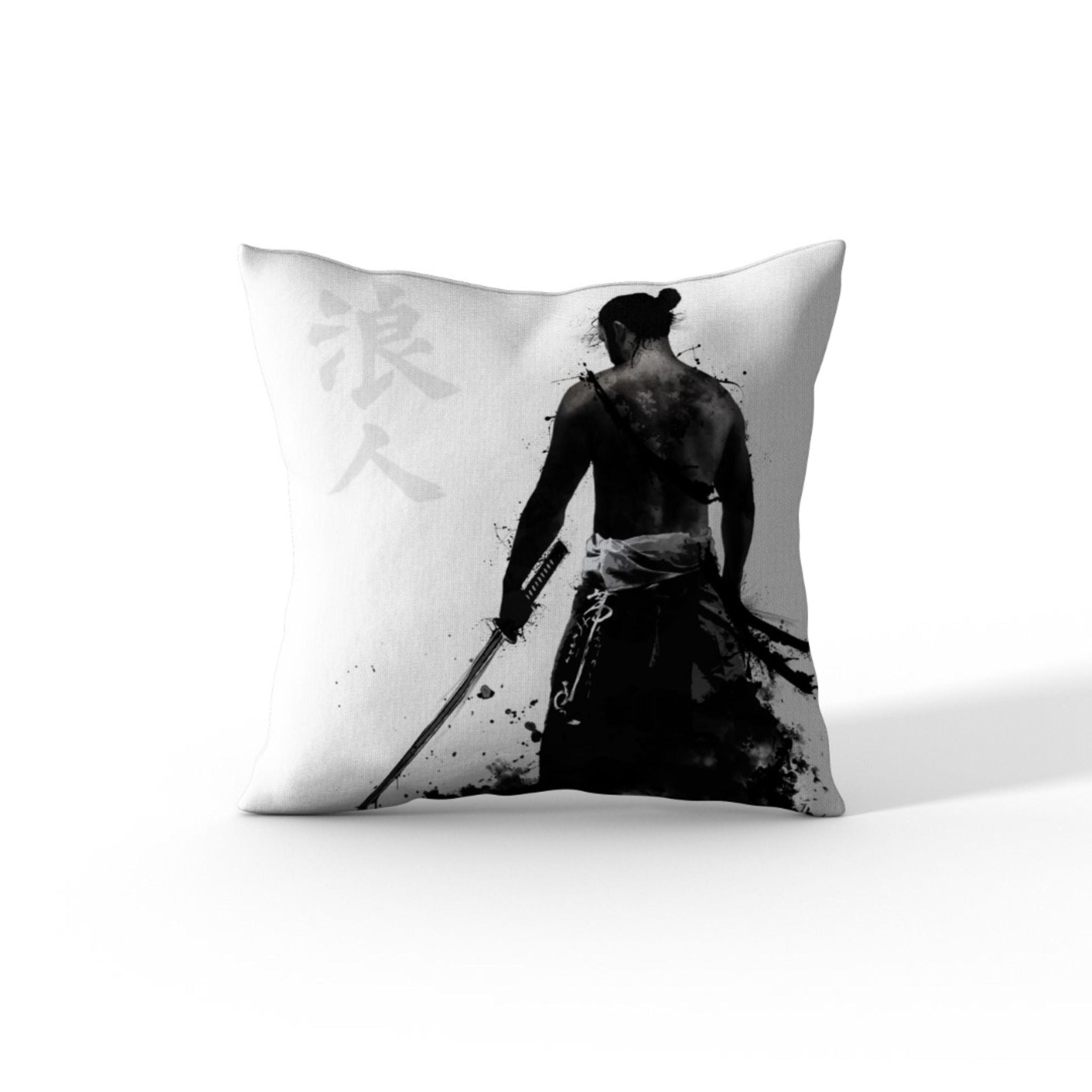 'Ronin' by Nicklas Gustafsson, Decorative Soft Velvet Square 18"x18" Accent Throw Pillow with Insert