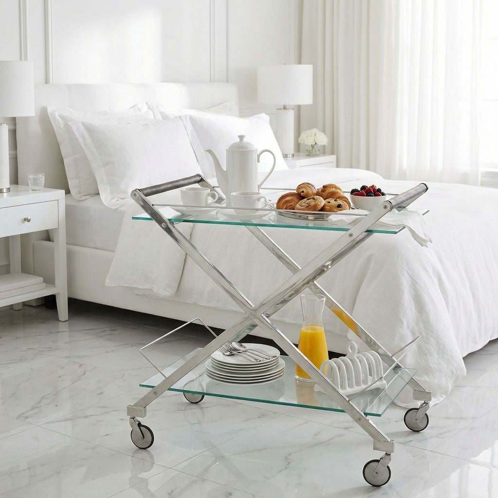 Gilmore Glass Bar Cart