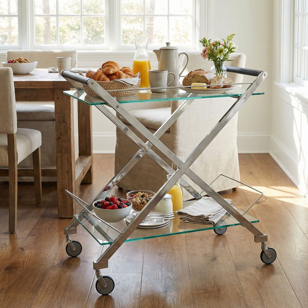 Gilmore Glass Bar Cart