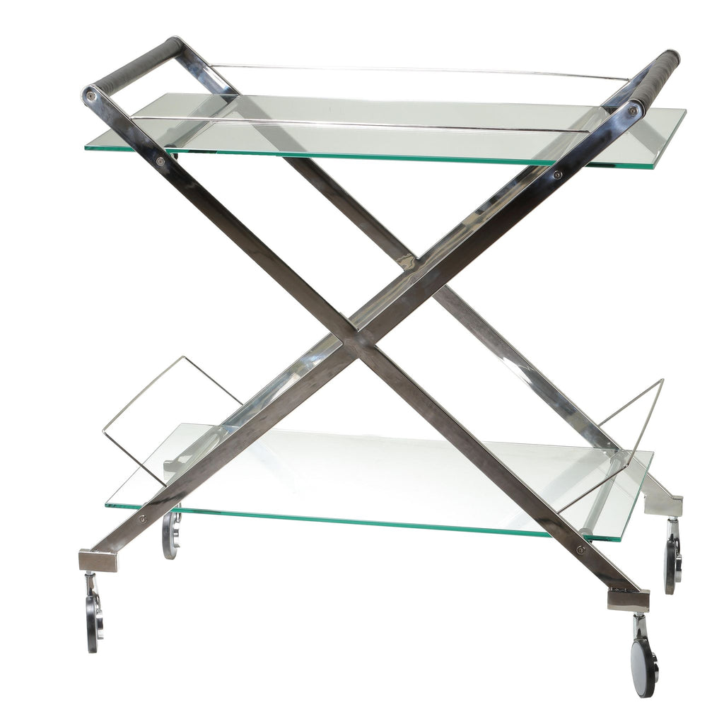Gilmore Glass Bar Cart