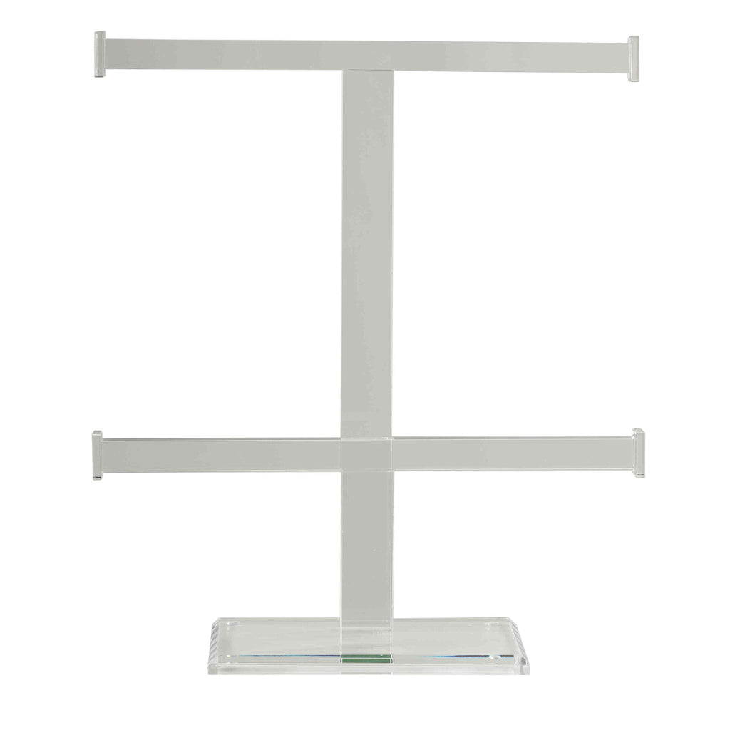 Tourmaline Acrylic Double Bar Jewelry T Stand