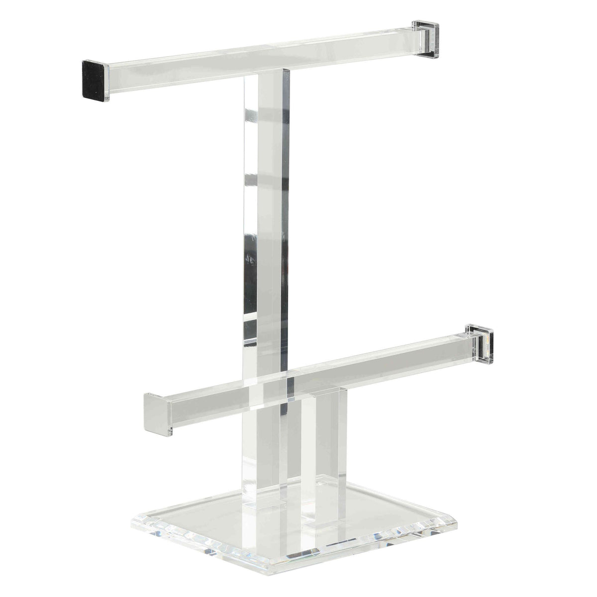 Tourmaline Acrylic Double Bar Jewelry T Stand