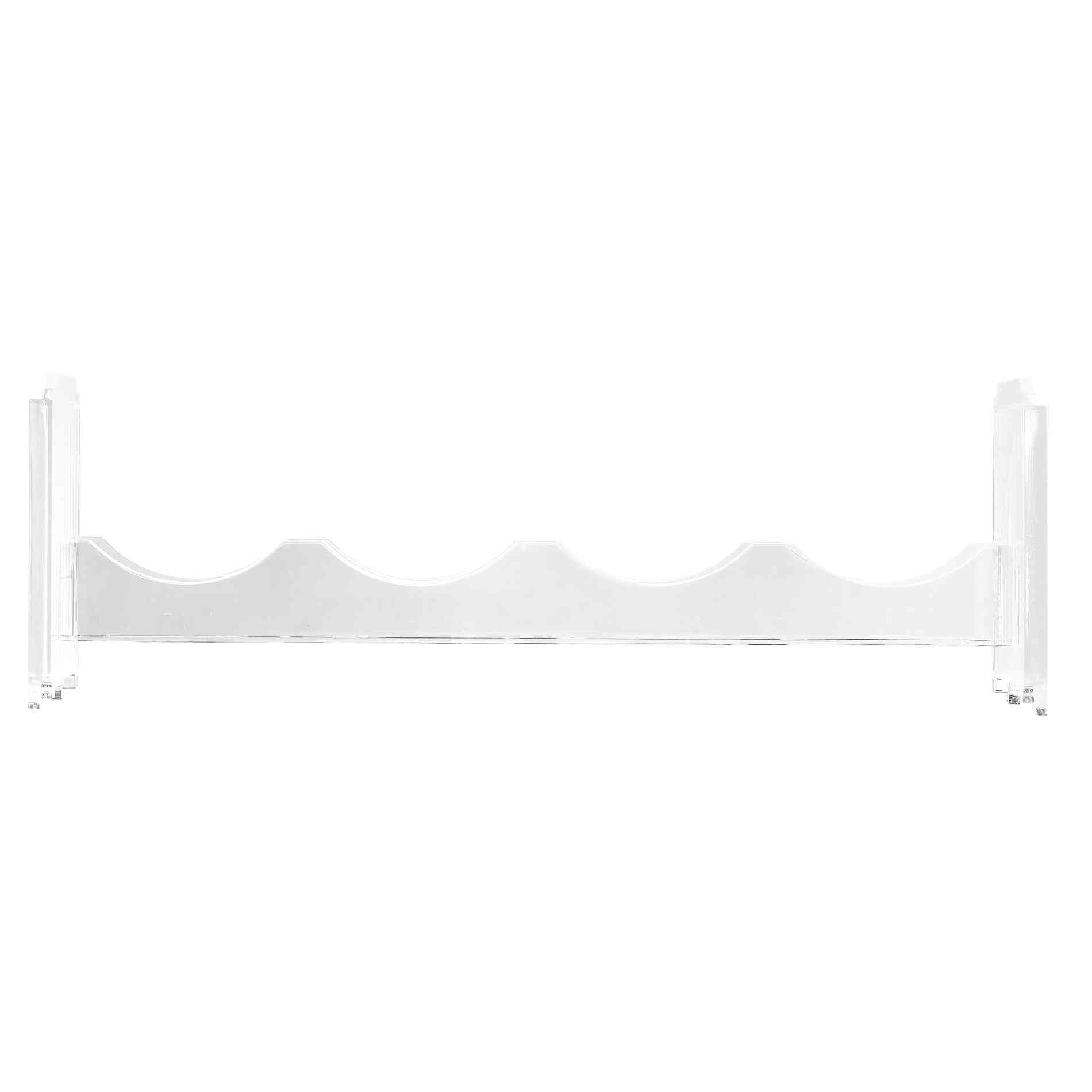 Cortesi Home Kunzite Stackable Acrylic Wine Rack, Holds 4 Bottles Each