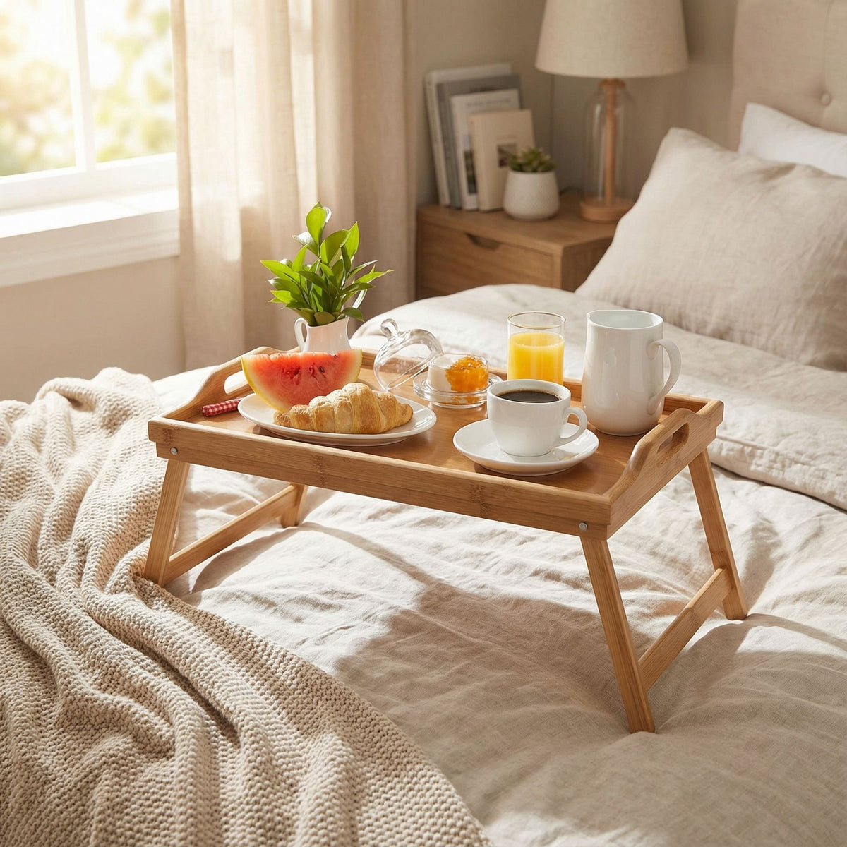 Nelly Bamboo Bed Tray Table