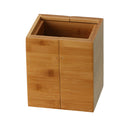 Cortesi Home Marie Natural Bamboo Expandable Utensil and Cutlery Holder, From 6 in to 10.5 in