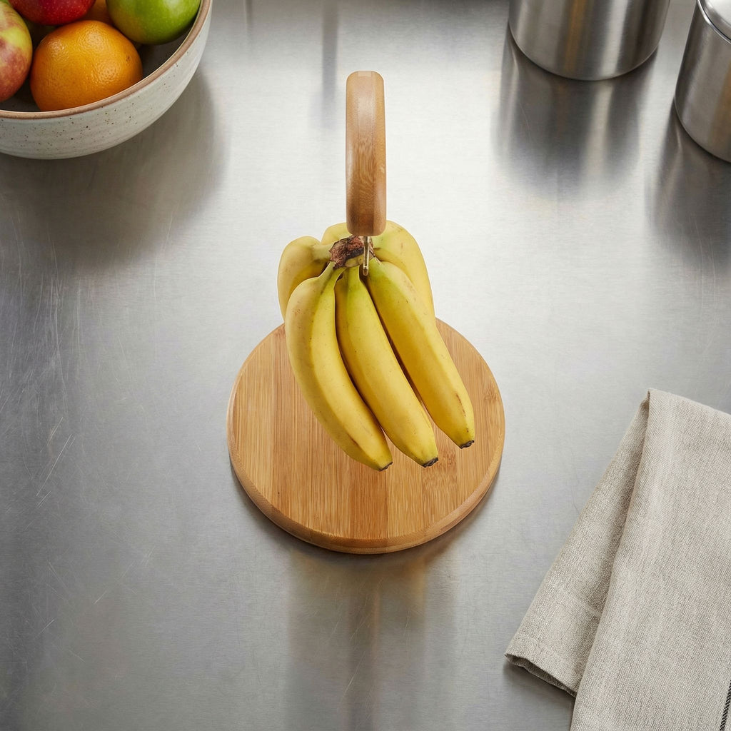Natural Bamboo Toni Banana Tree Hanger with Hook