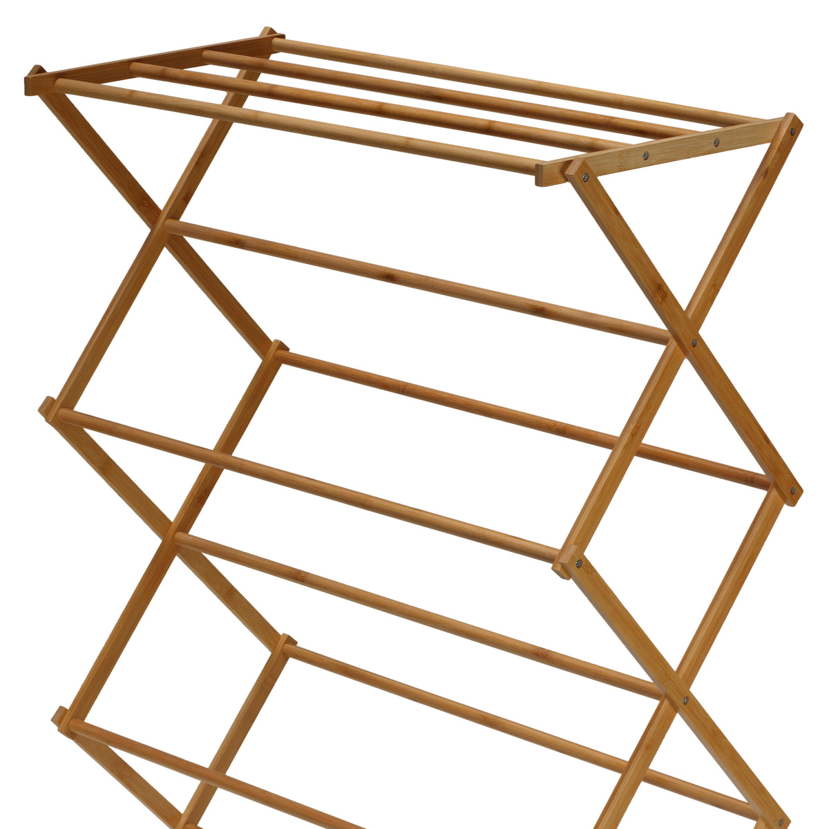 Drying Rack in Natural Bamboo "Eli", Portable & Collapsible 29x15x43