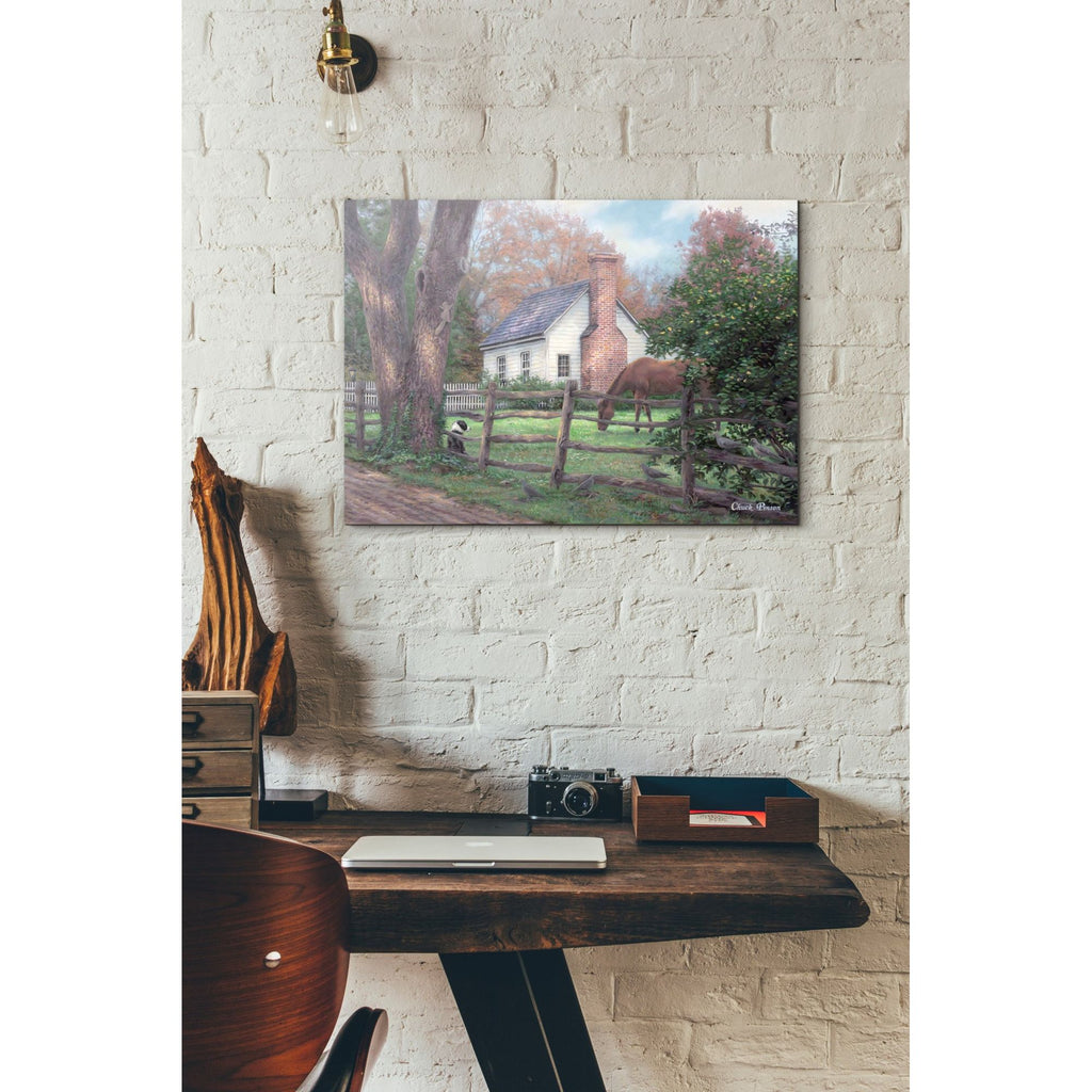 Cortesi Home 'Where Time Moves Slower' by Chuck Pinson, Canvas Wall Art,12x16