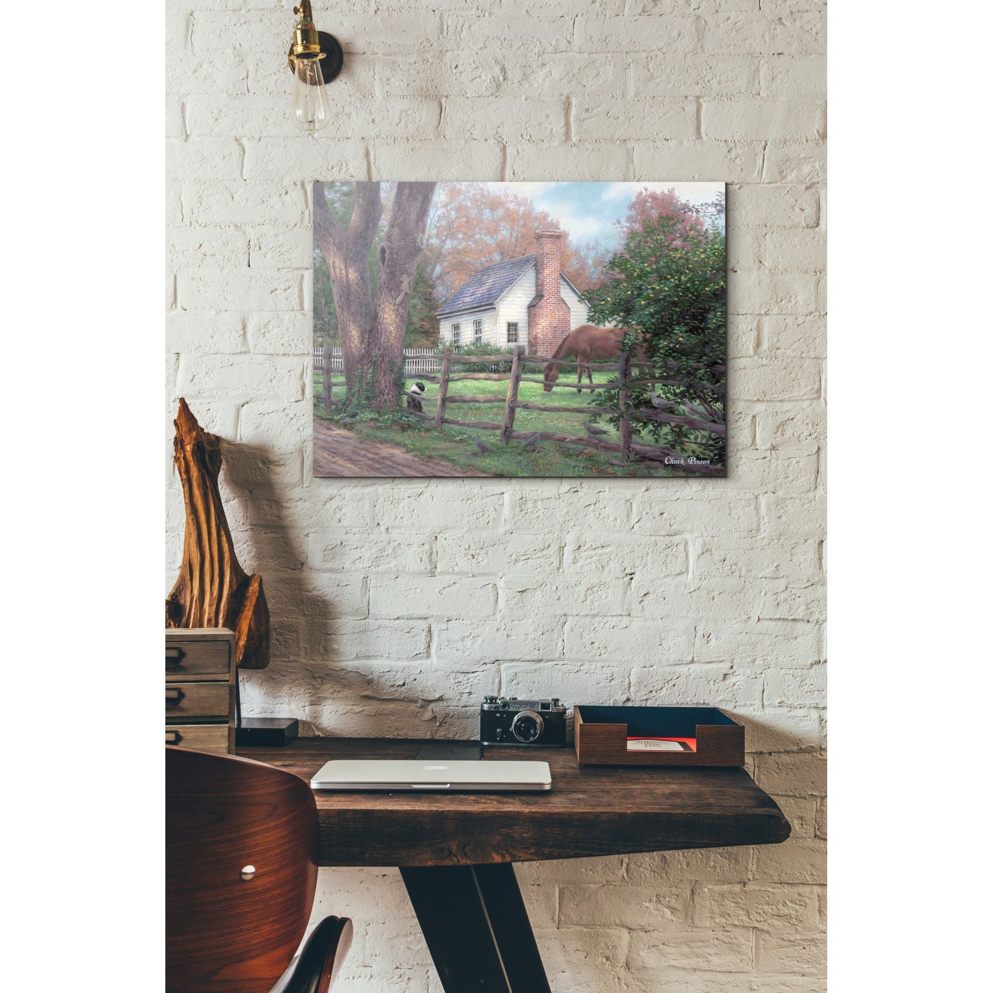 Cortesi Home 'Where Time Moves Slower' by Chuck Pinson, Canvas Wall Art,12x16