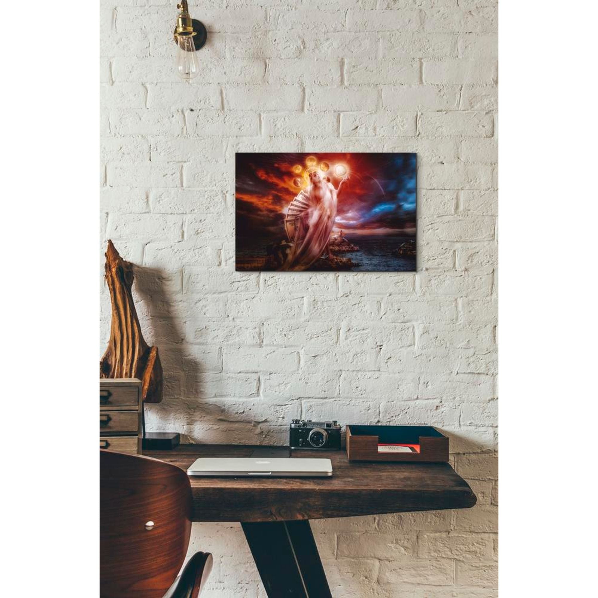Cortesi Home 'St. Mary of Coins' by Mario Sanchez Nevado, Canvas Wall Art,18x12