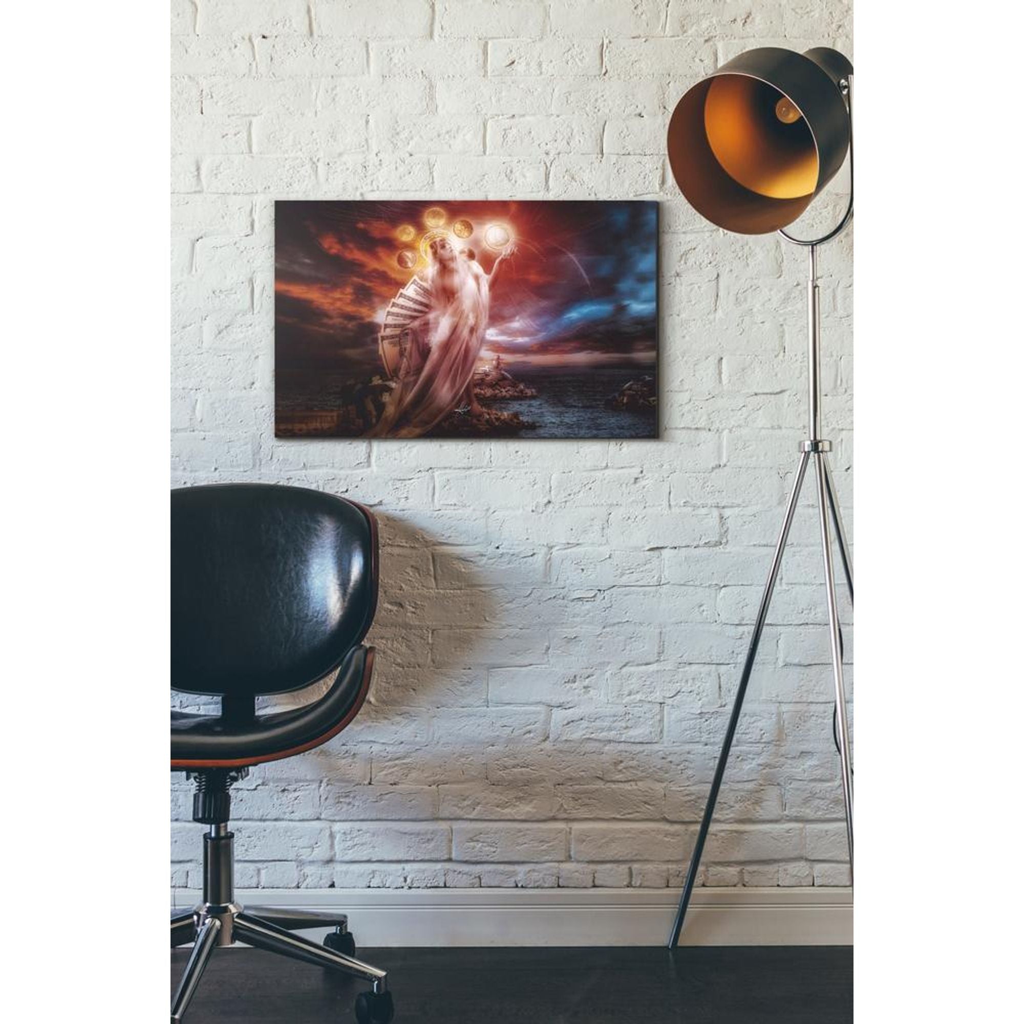 Cortesi Home 'St. Mary of Coins' by Mario Sanchez Nevado, Canvas Wall Art,18x26