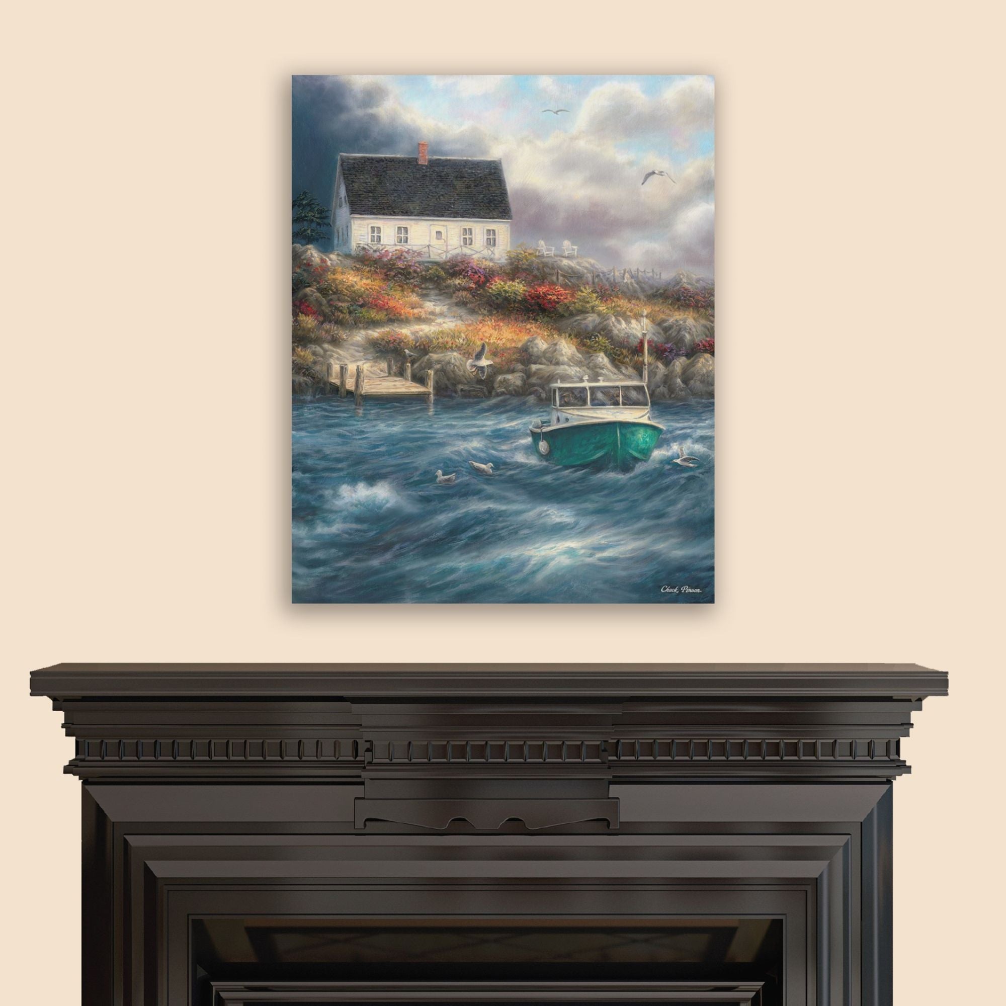 Cortesi Home 'Cape Cod Afternoon' by Chuck Pinson, Canvas Wall Art,26x34