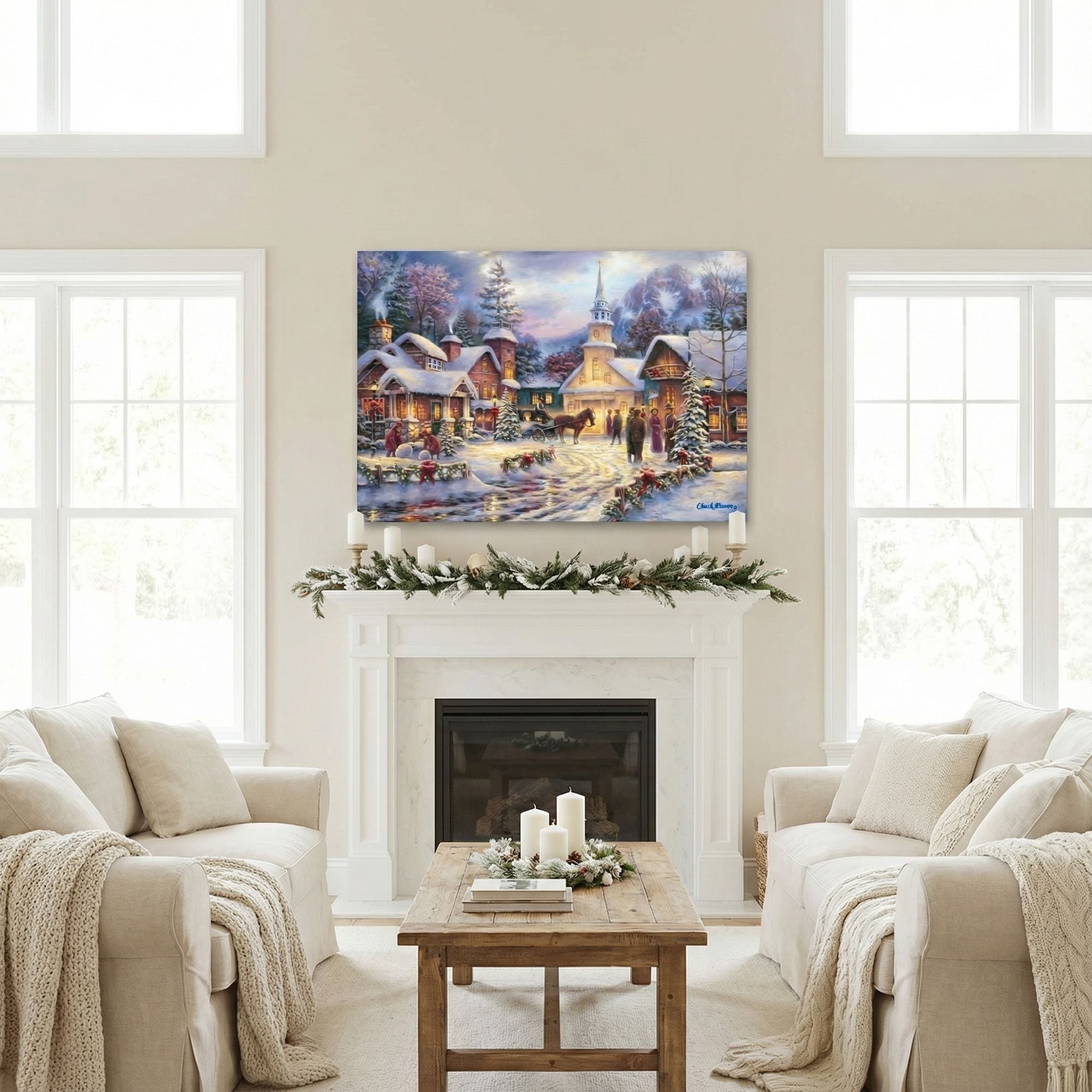 Cortesi Home 'Faith Runs Deep' by Chuck Pinson, Canvas Wall Art,26x40