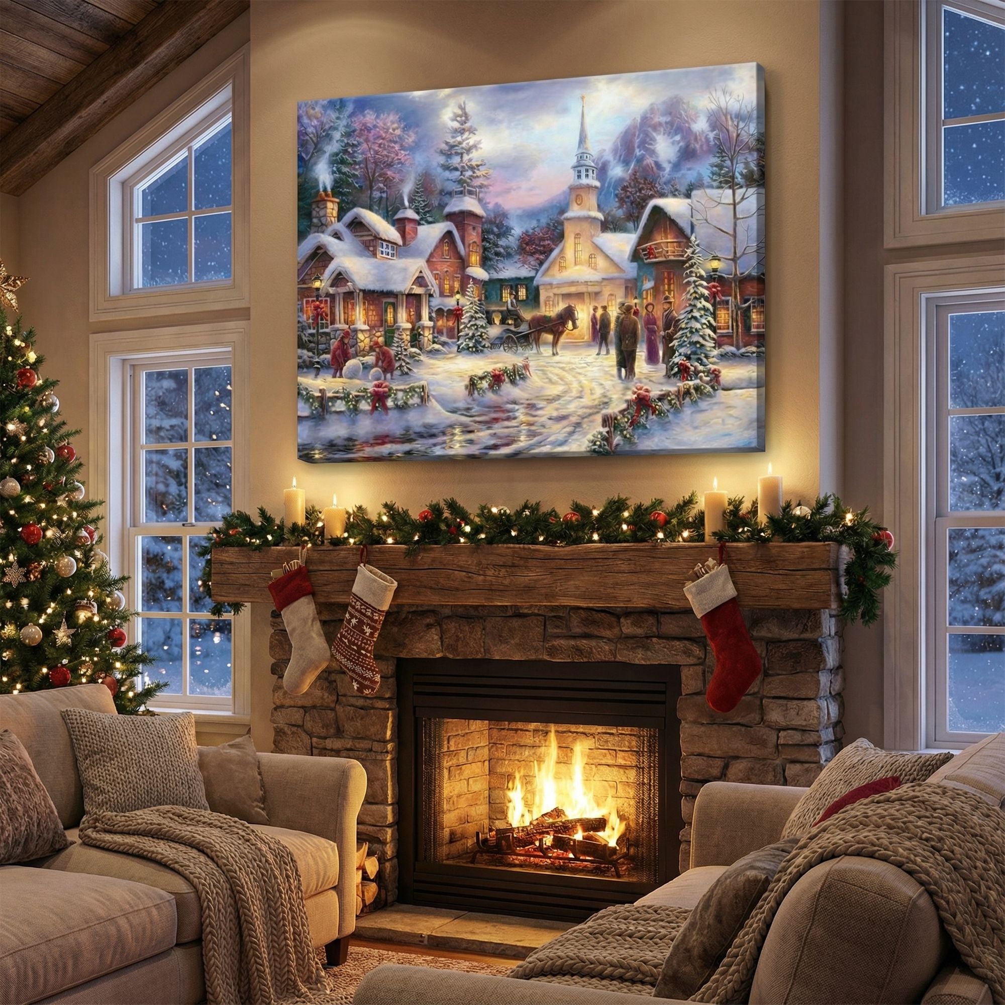 Cortesi Home 'Faith Runs Deep' by Chuck Pinson, Canvas Wall Art,26x40