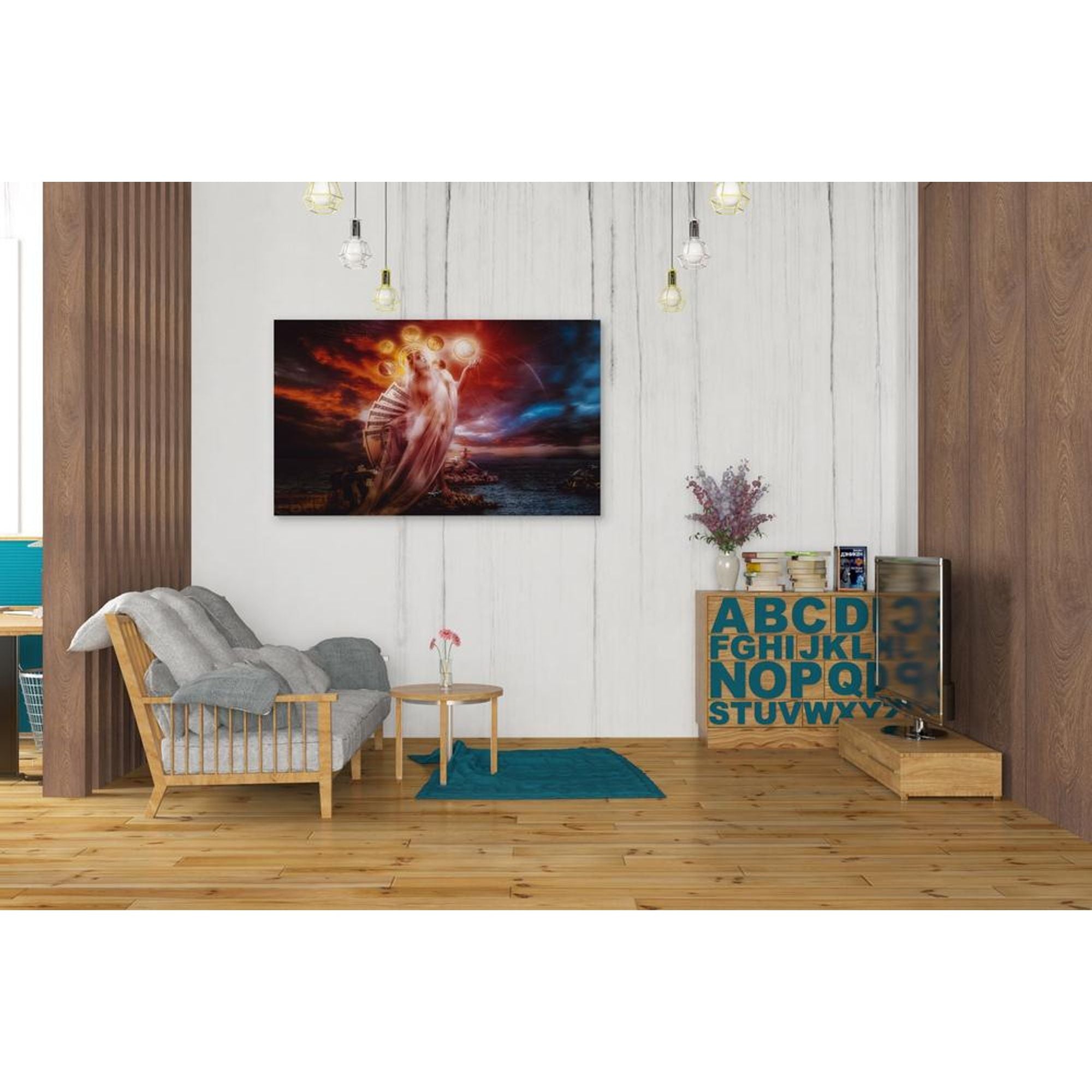 Cortesi Home 'St. Mary of Coins' by Mario Sanchez Nevado, Canvas Wall Art,26x40