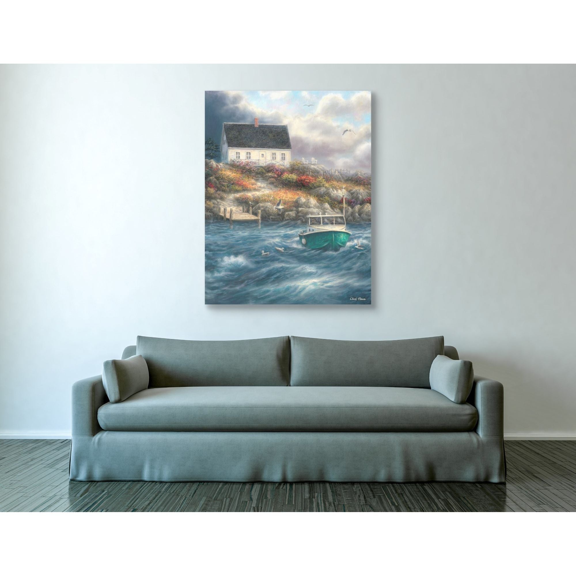 Cortesi Home 'Cape Cod Afternoon' by Chuck Pinson, Canvas Wall Art,40x54