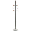 Antenna Cherry Six Foot Chrome, Cherry Wood Coat Rack, Light Marble