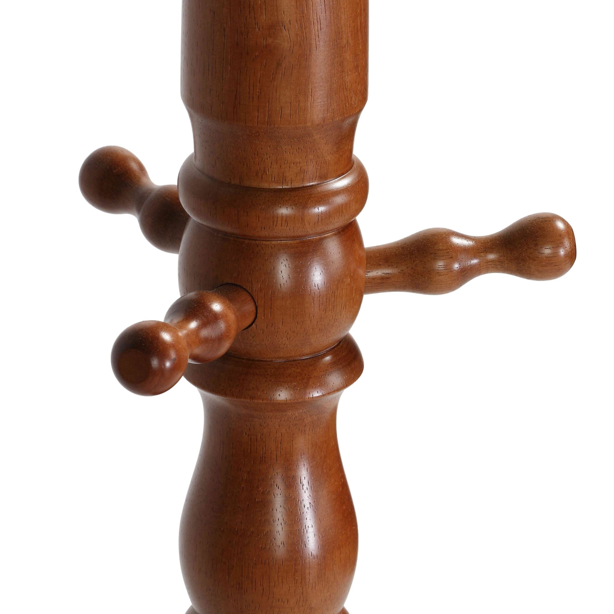 Rachel Wooden Swivel Coat Rack, Oak