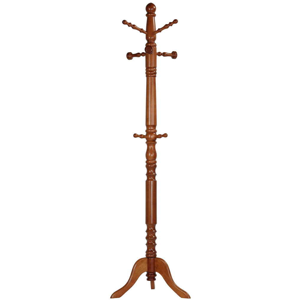 Rachel Wooden Swivel Coat Rack, Oak
