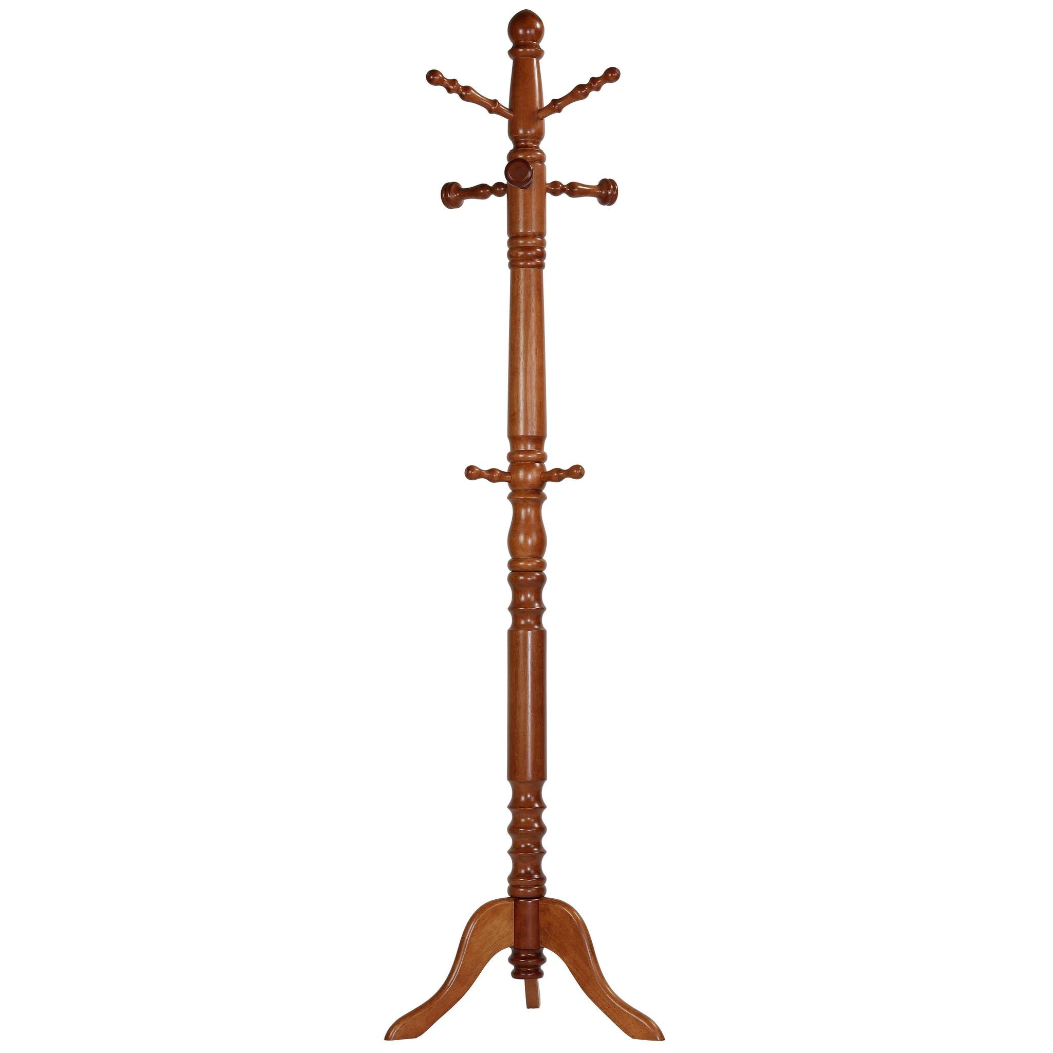 Rachel Wooden Swivel Coat Rack, Oak