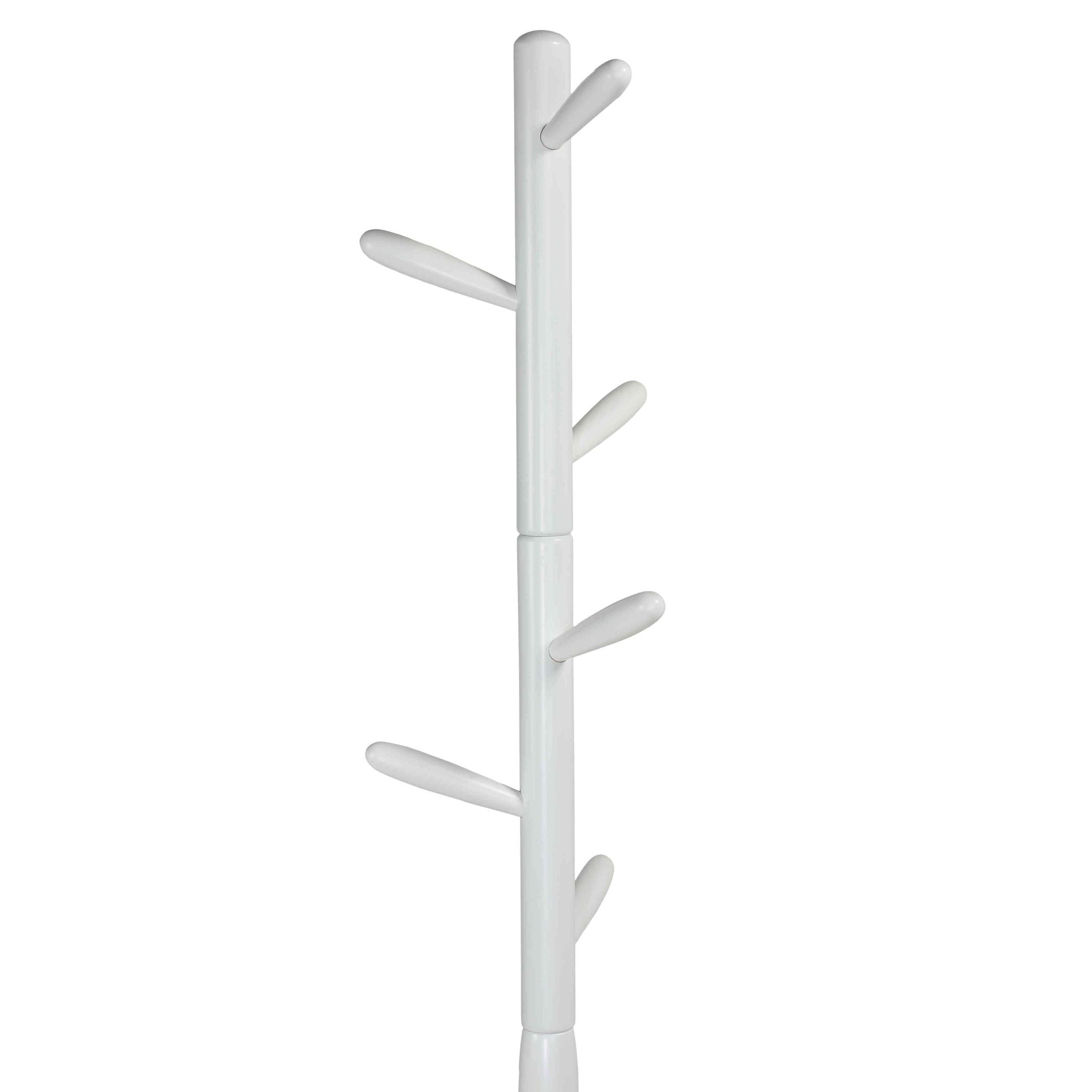 Chandler Wooden Coat Rack, White