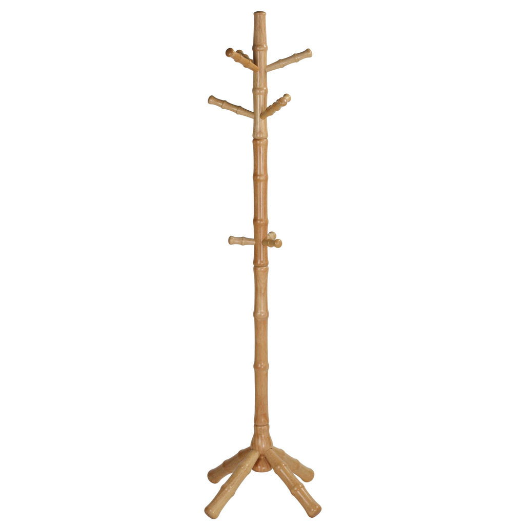 Monica Wooden Coat Rack, Natural