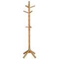 Monica Wooden Coat Rack, Natural