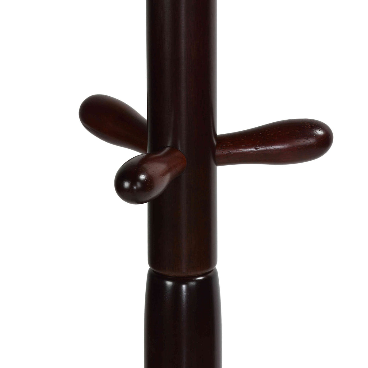 Phoebe Wooden Coat Rack, Mahogany