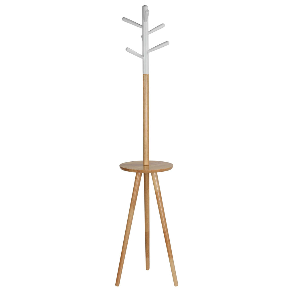 Joey Coat Rack with Shelf, Natural