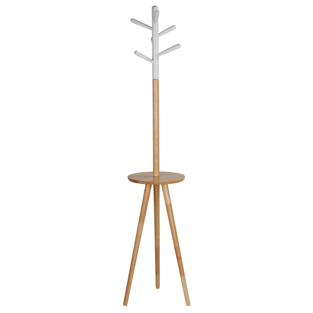 Joey Coat Rack with Shelf, Natural