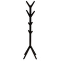 Gunther Wooden Coat Rack Tree, Dark Espresso 8 hooks