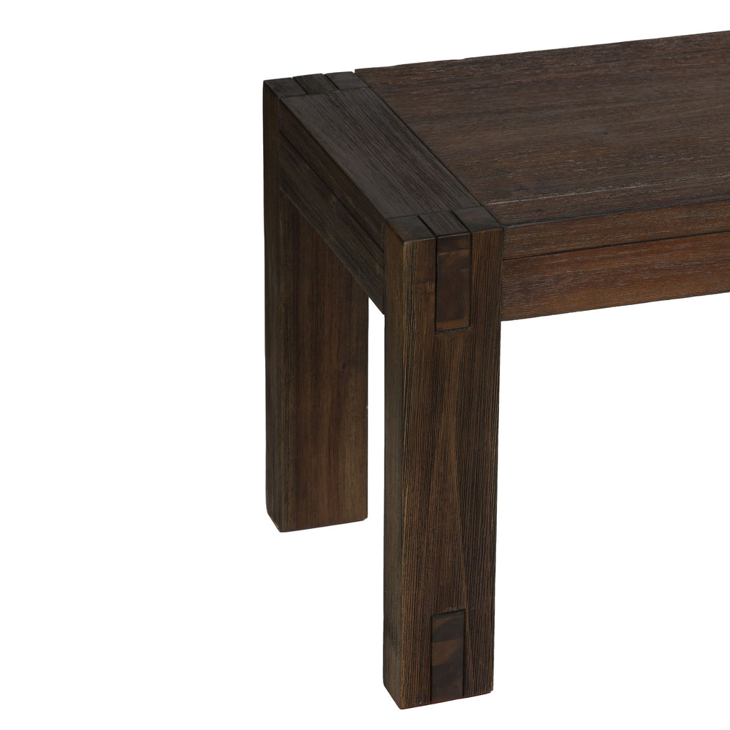 Cortesi Home Pablo Bench in Butcher Style Wood