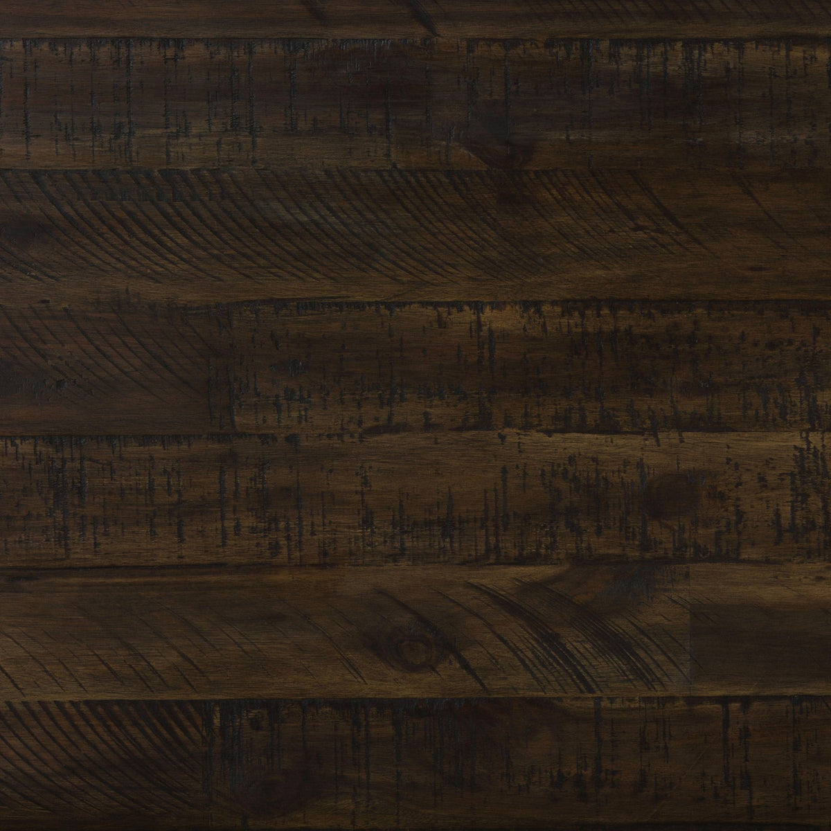 Thayer Driftwood Bench with metal frame