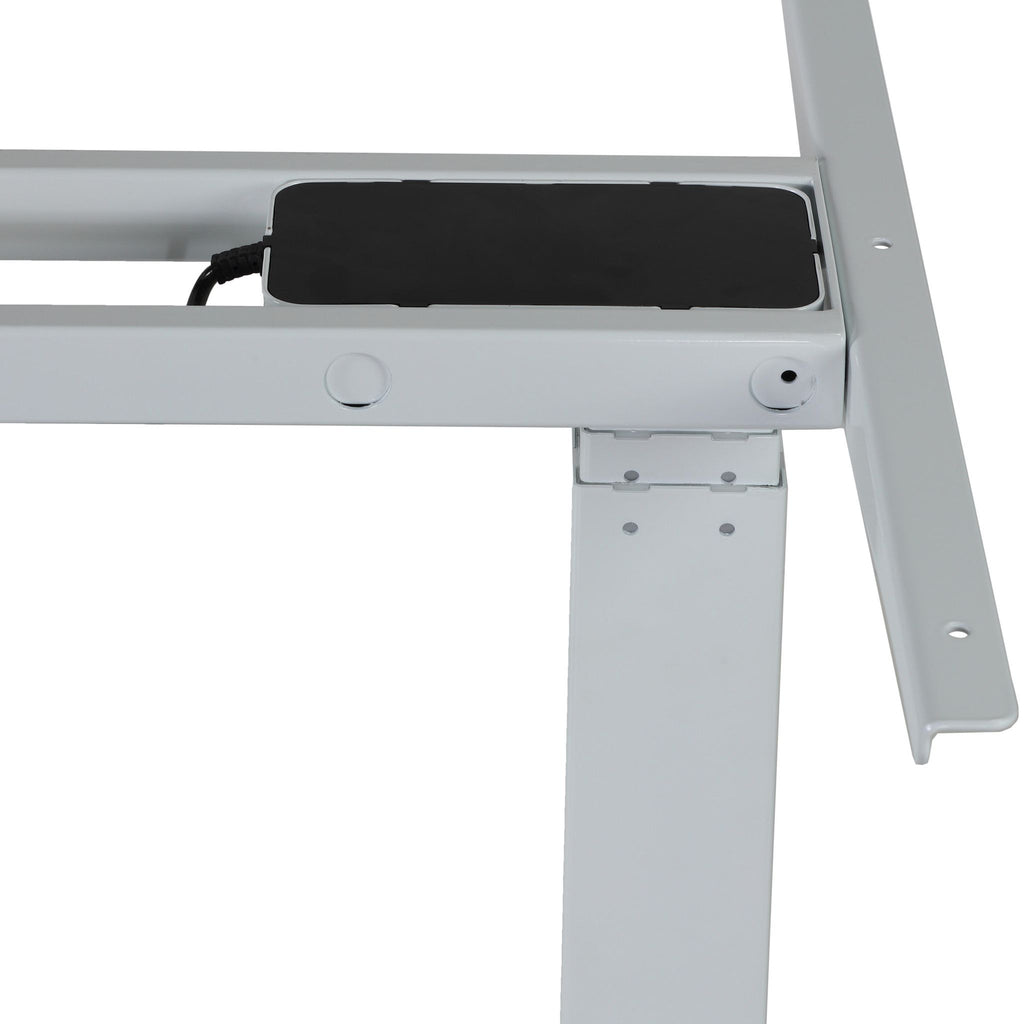 Nova Electric Height Adjustable Desk Frame with Dual Motor, White