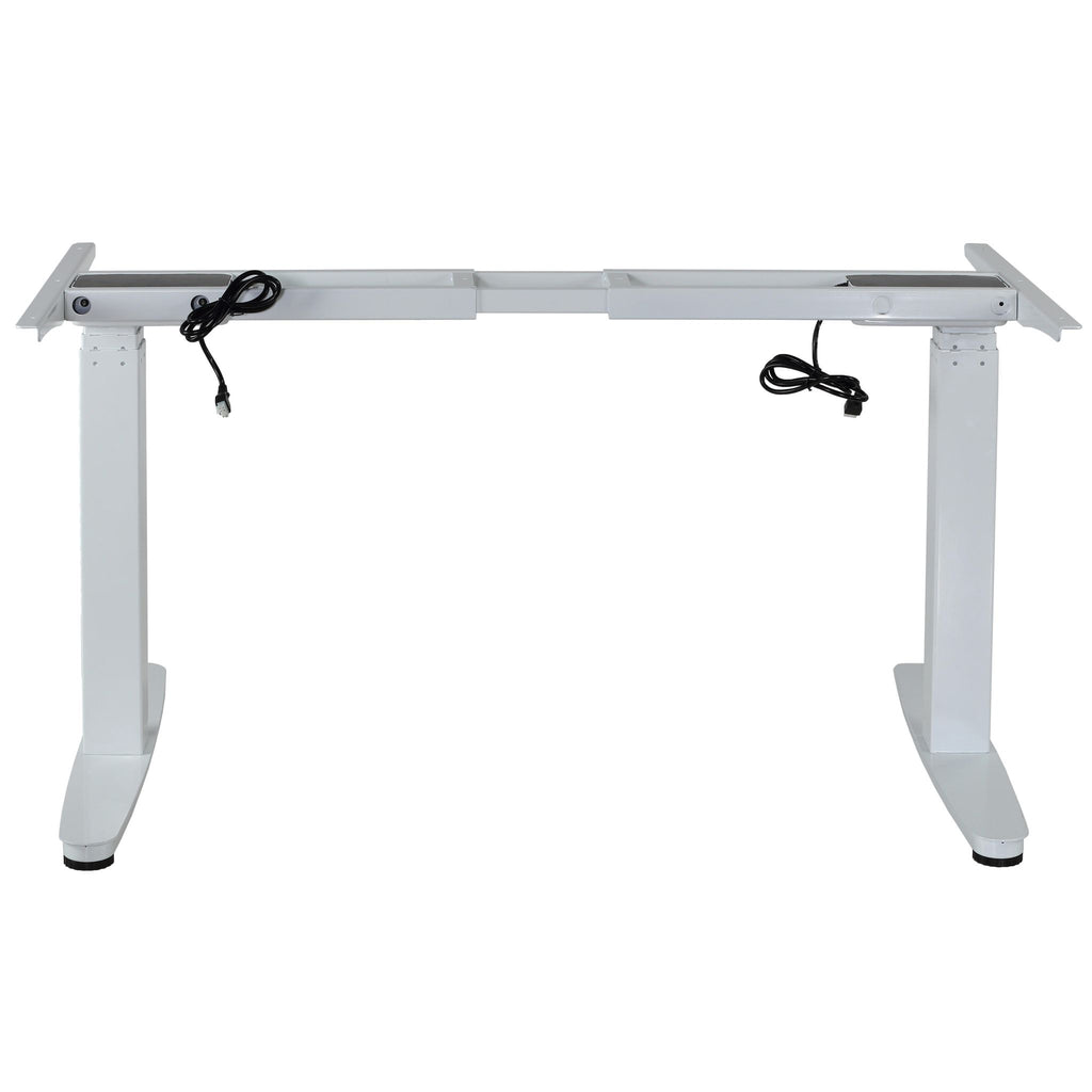 Nova Electric Height Adjustable Desk Frame with Dual Motor, White