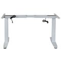 Nova Electric Height Adjustable Desk Frame with Dual Motor, White