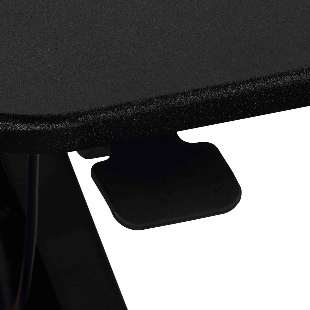 Orbit Sit to Stand Adjustable Desktop Converter Monitor Stand, Black