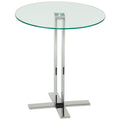 Solen Round Glass End Table