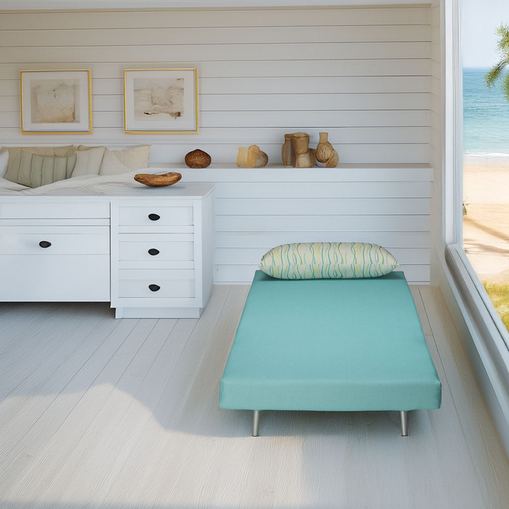 Savion Aqua Convertible Accent Chair Bed