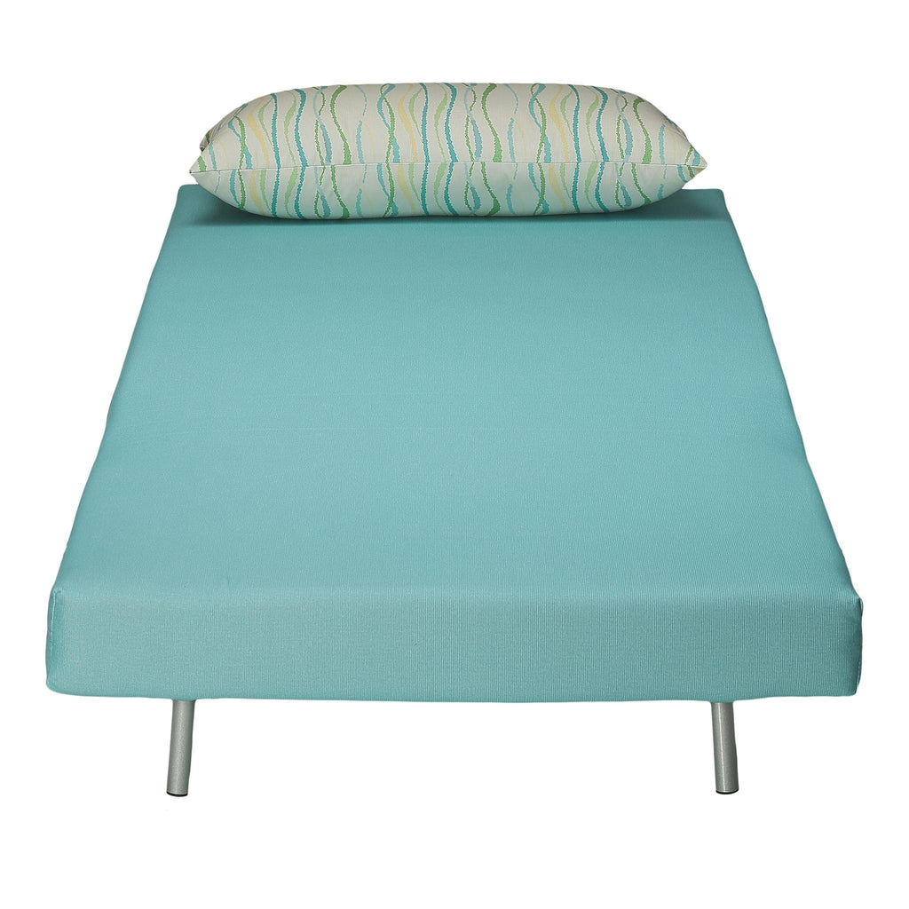 Savion Aqua Convertible Accent Chair Bed