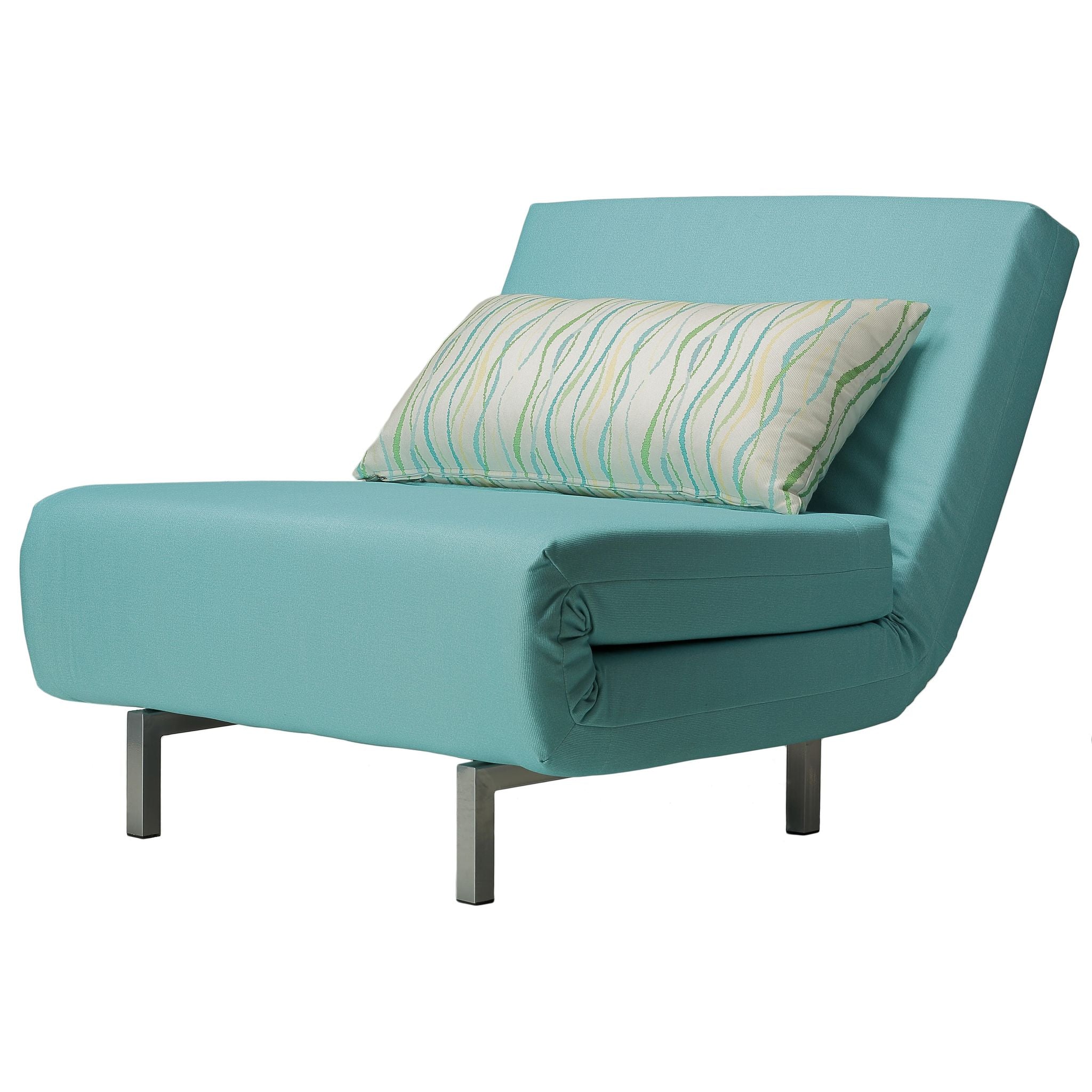 Savion Aqua Convertible Accent Chair Bed