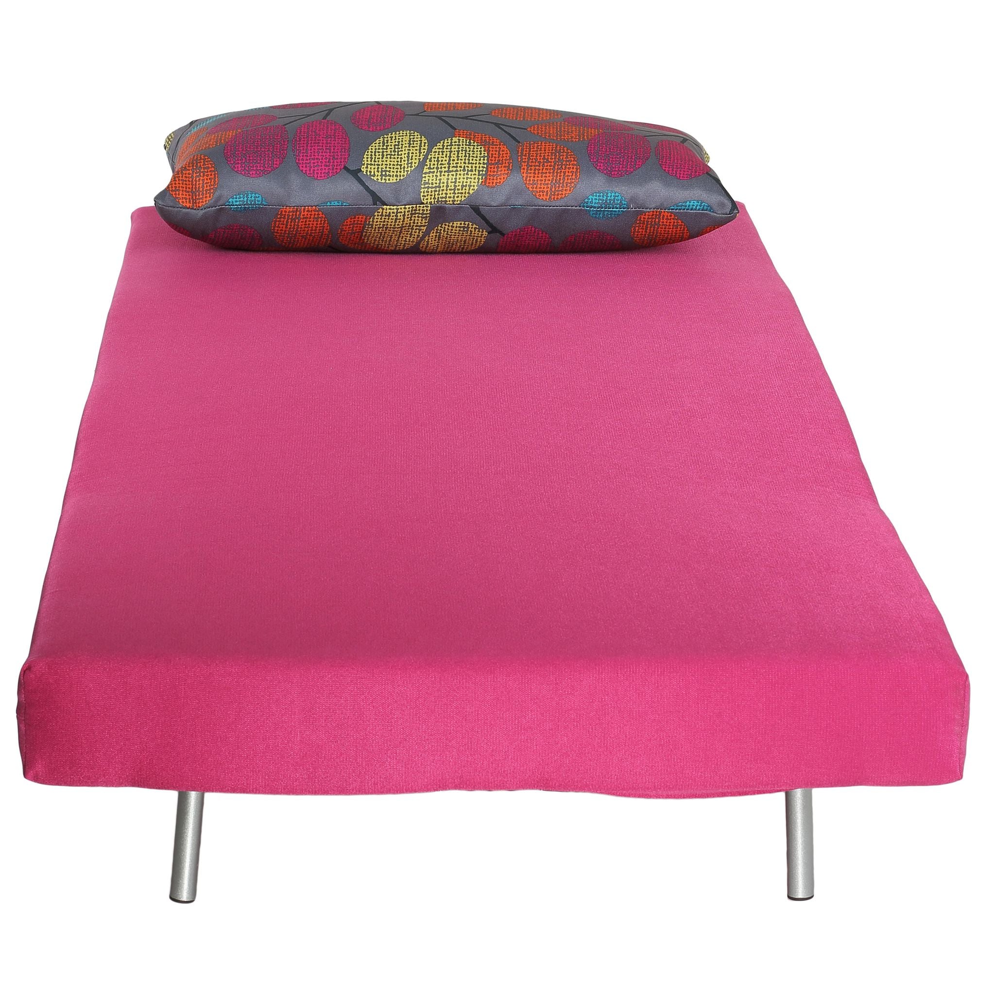 Savion Pink Convertible Accent Chair Bed