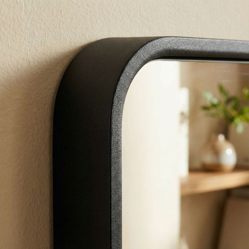 Elllen Mirror with Black Metal Frame 22"x30"