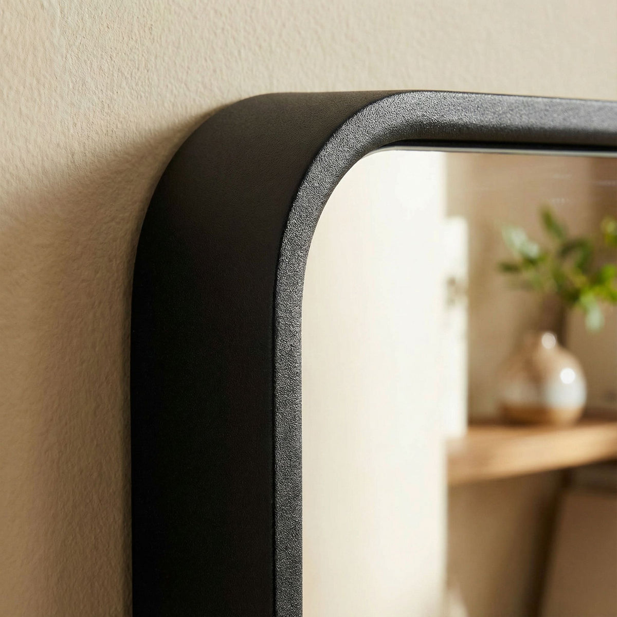 Elllen Mirror with Black Metal Frame 22"x30"