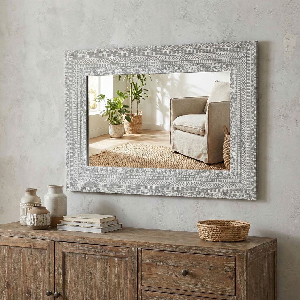 Maison Mirror Grey 24x36