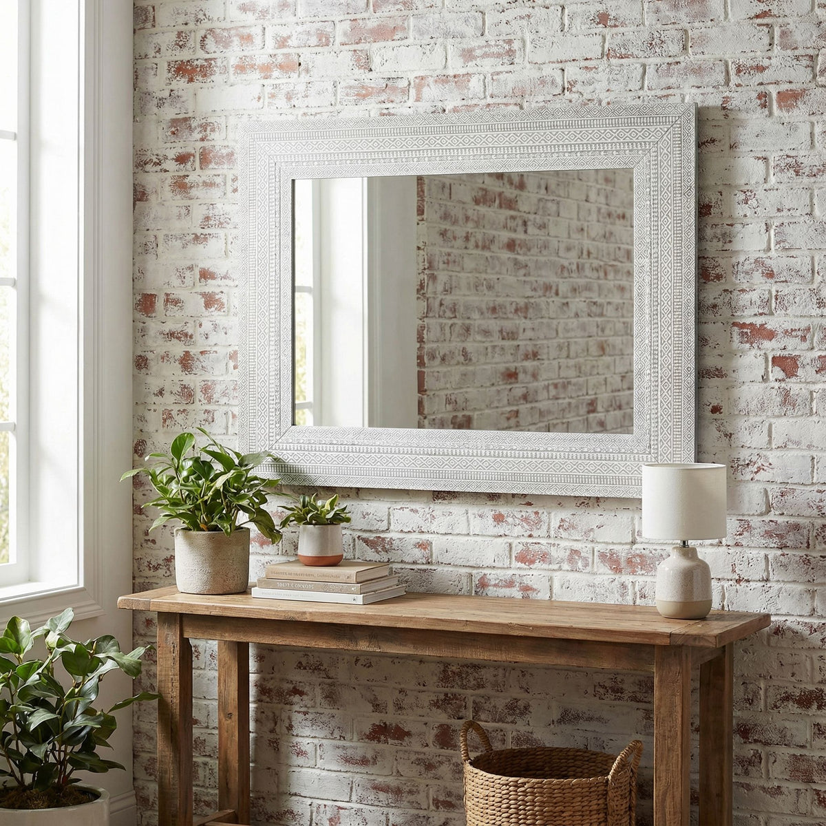 Maison Mirror Grey 24x36