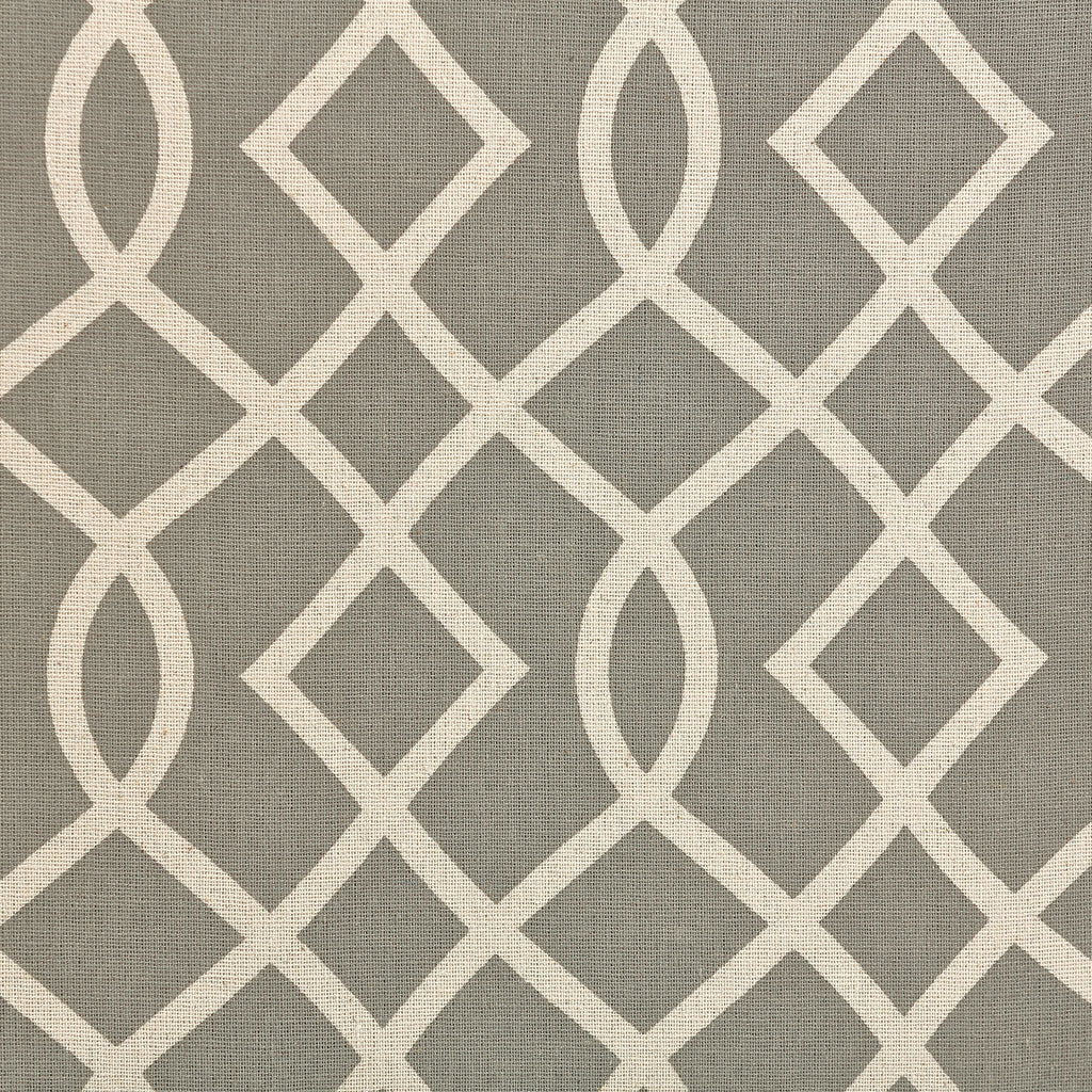 Kiki Upholstered Storage Ottoman, Grey Pattern